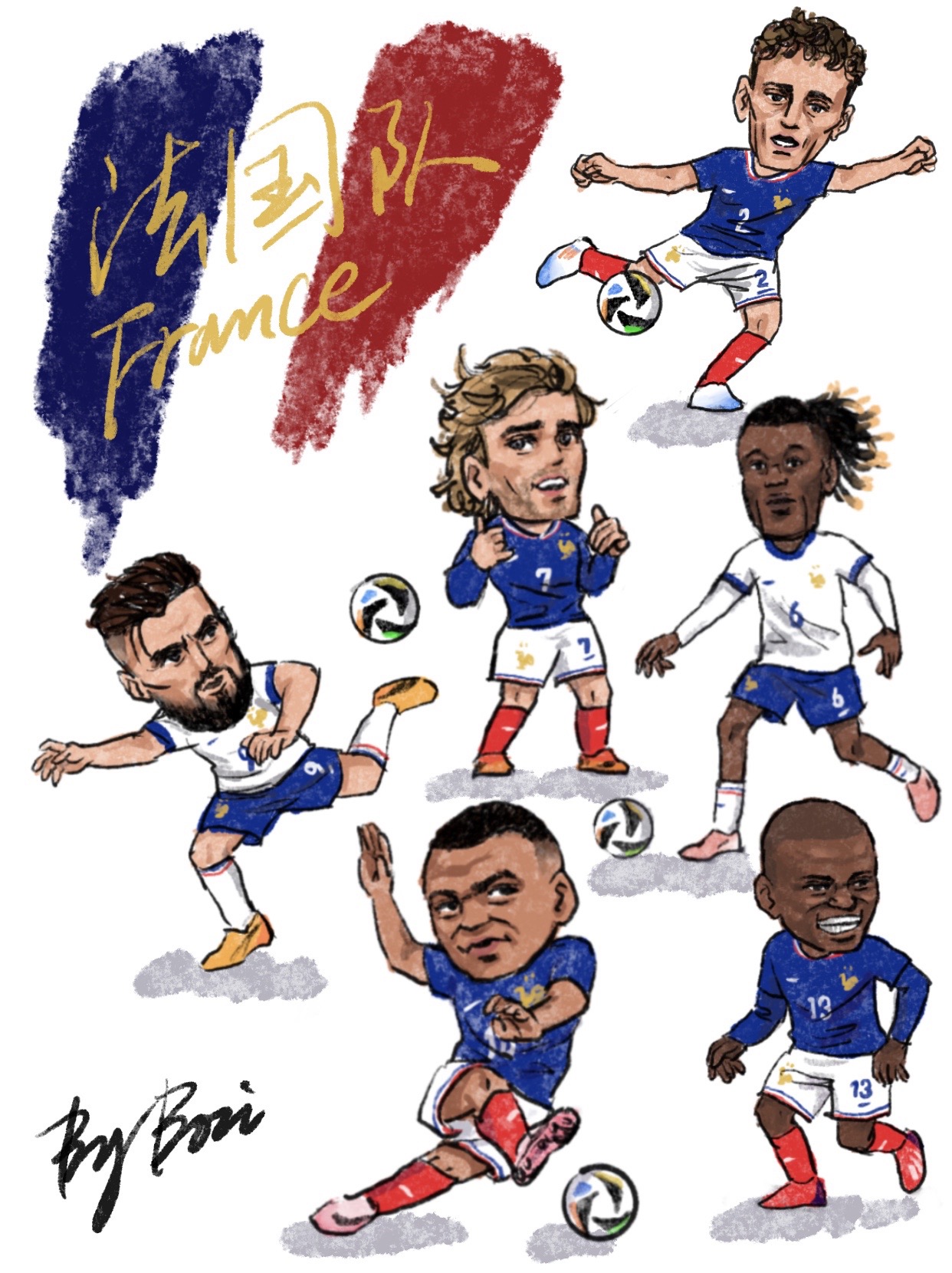 足球动漫人物vs现实球星对比 足球动漫人物vs现实球星对比